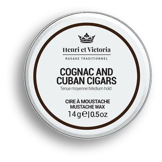 Henri Et Victoria Mustache Wax Cognac and Cuban Cigars
