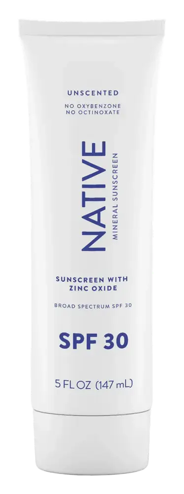 Native Body Mineral Sunscreen SPF 30 Unscented