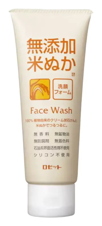 Rosette No-Additive Rice Bran Face Wash