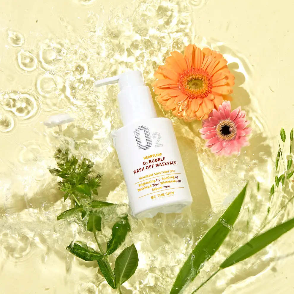 Be The Skin Heartleaft O2 Bubble Wash Off Mask Pack