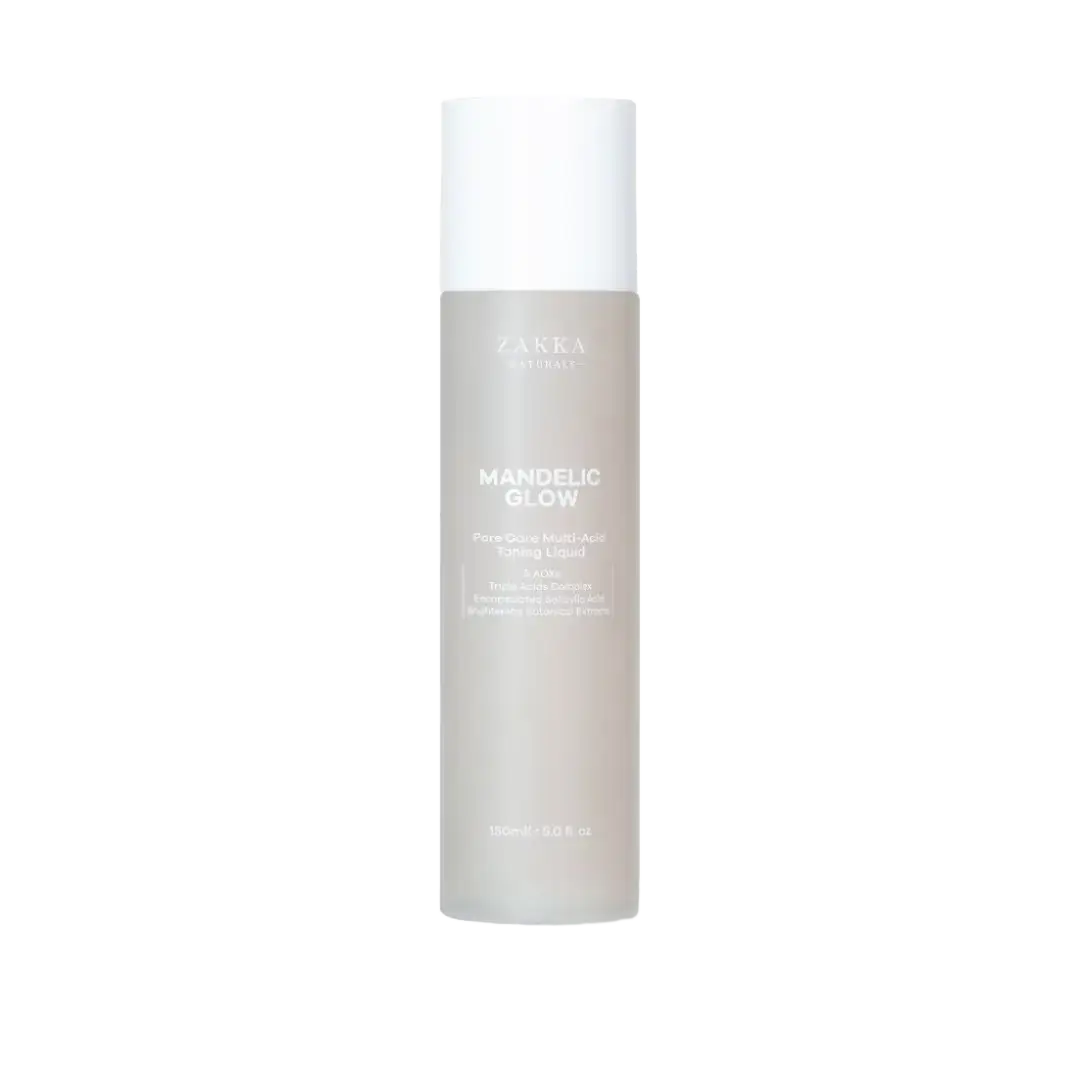 Zakka Naturals Toner AHA BHA Mandelic Glow Multi-Acid Toning Liquid