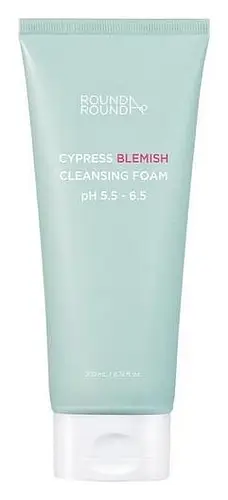 ROUND A'ROUND Cypress Blemish Cleansing Foam
