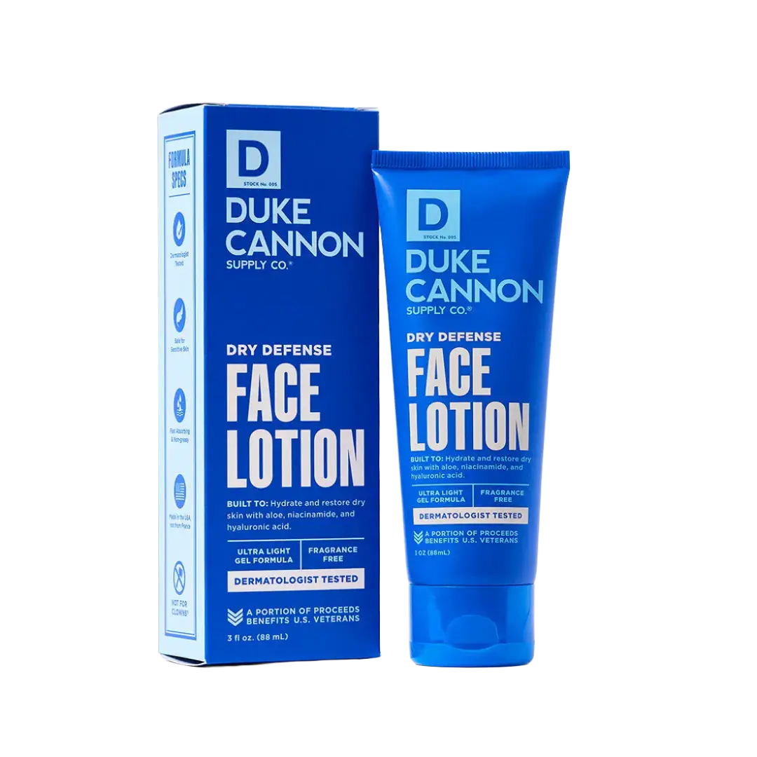 Duke Cannon Dry Defense Face Lotion