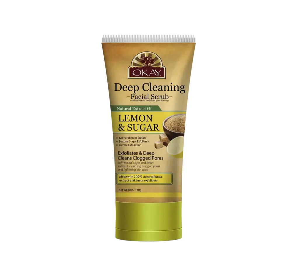 Okay Pure Naturals Deep Cleaning Facial Scrub Lemon & Sugar