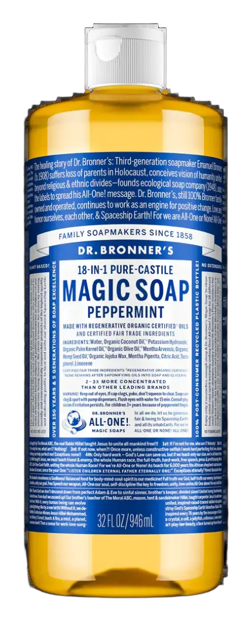 Dr. Bronner's Pure-Castile Liquid Soap Peppermint