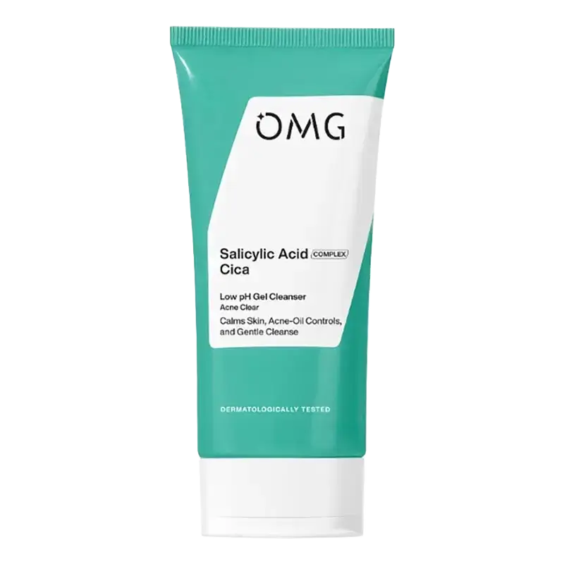 OMG Beauty Salicylic Acid Complex Cica Low pH Gel Cleanser
