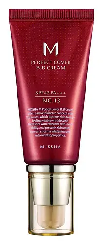 Missha M Perfect Cover BB Cream SPF 42 #13 Bright Beige