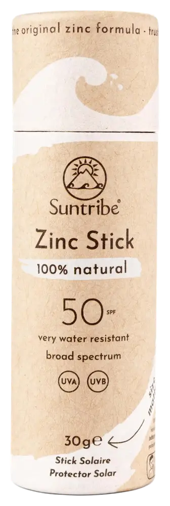 Suntribe Natural Mineral Zinc Sun Stick SPF 30 White