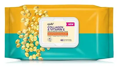 Epielle Facial Cleansing Tissues Collagen & Vitamin E