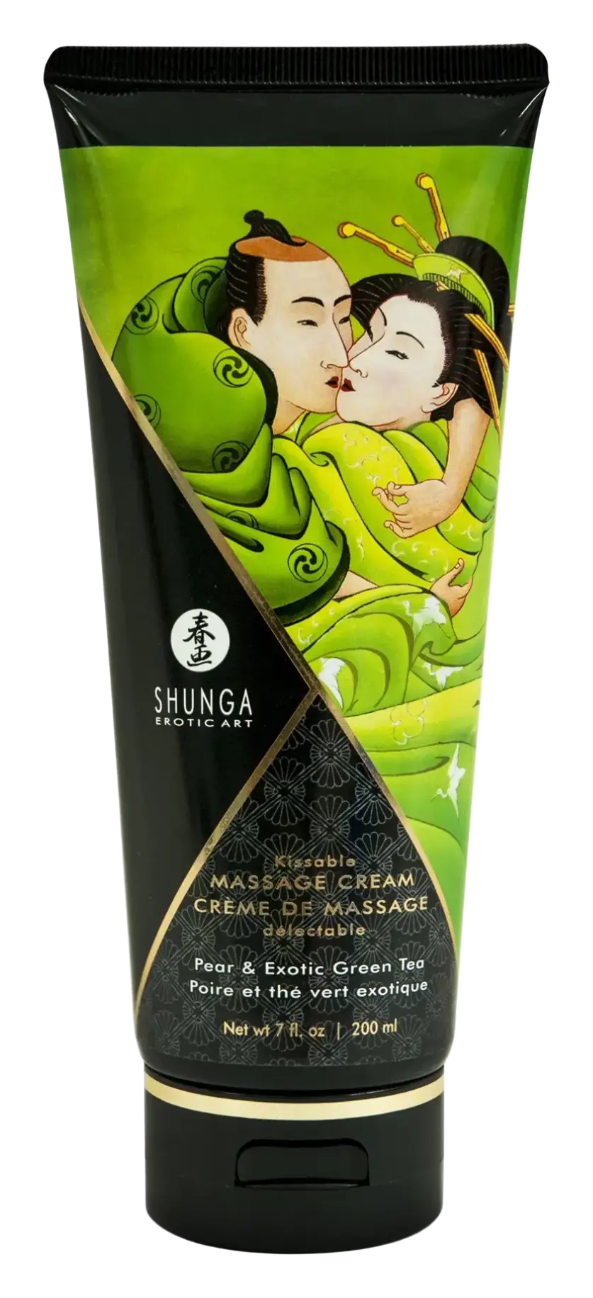 Shunga Kissable Massage Cream Pear & Exotic Green Tea