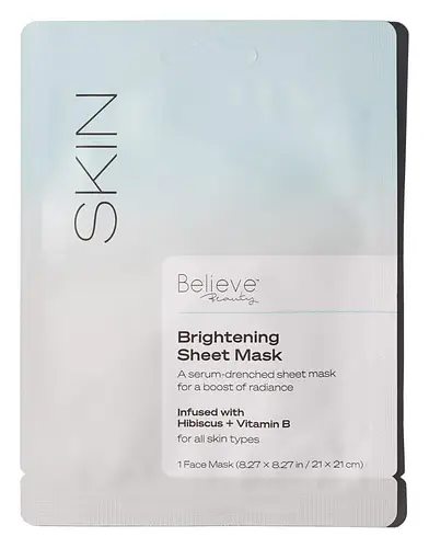 Believe Beauty Brightening Sheet Mask