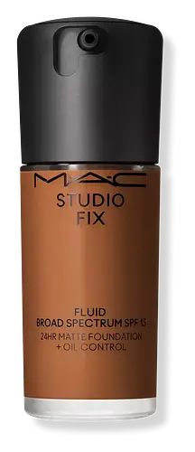 Mac Cosmetics Studio Fix Fluid SPF 15 24HR Matte Foundation + Oil Control NC50