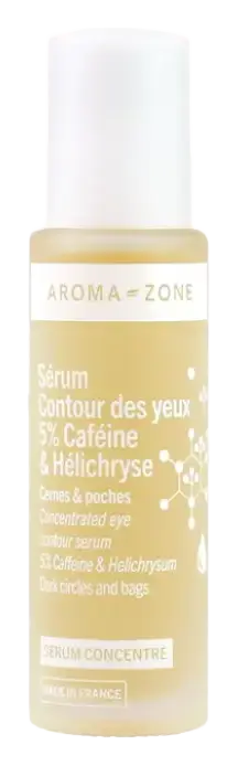 Aroma-Zone Sérum concentré Contour des yeux 5% Caféine & Hélichryse