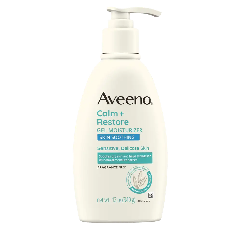 Aveeno Calm + Restore Gel Moisturizer Skin Soothing