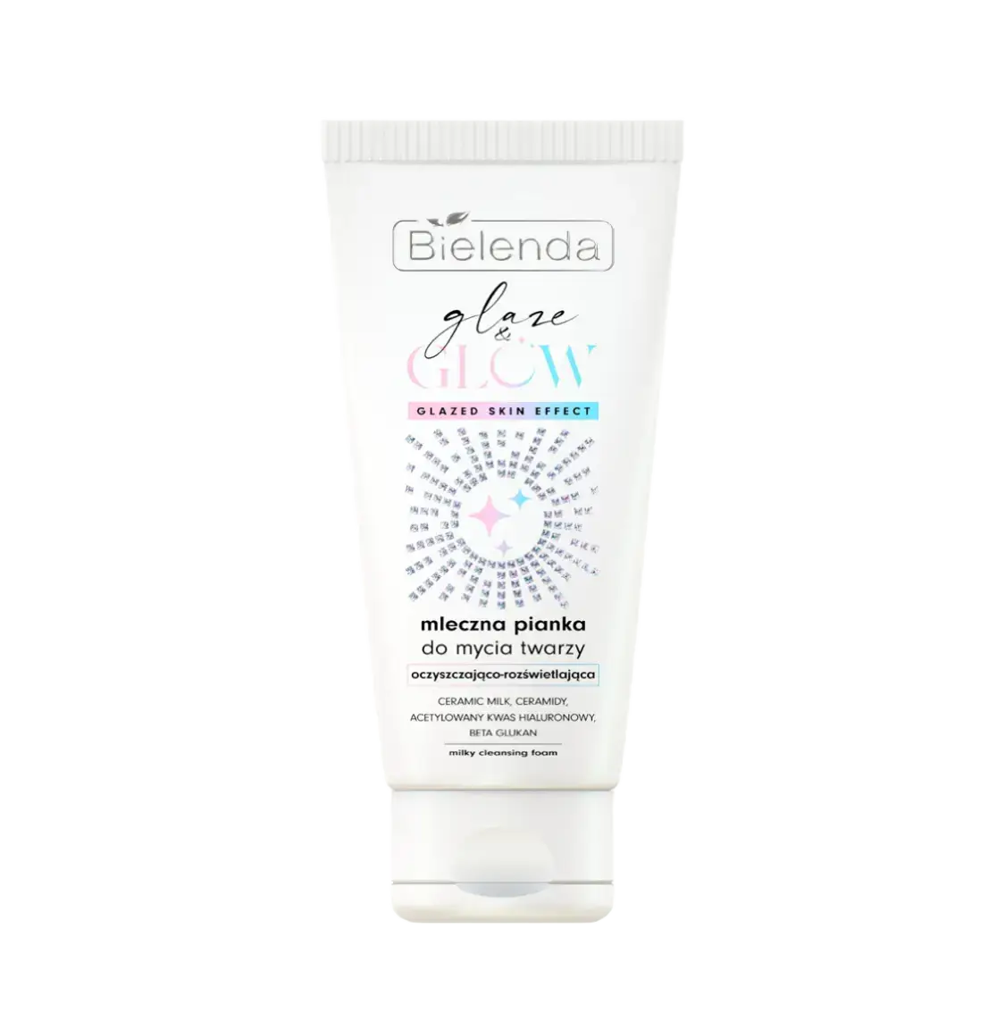 Bielenda Glaze & Glow Mleczna Pianka Do Mycia Twarzy
