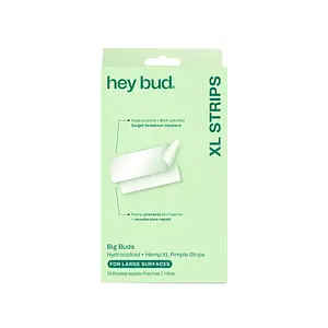 Hey Bud Hydrocolloid + Hemp Pimple Patches XL Pimple Strips 10 Patches