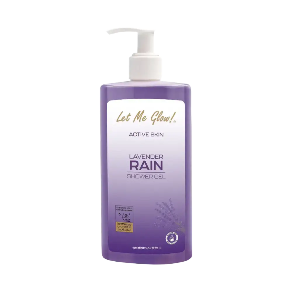 Let Me Glow Lavender Rain Shower Gel