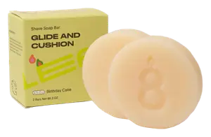 Leaf Shave Soap Bar Birthday Cake
