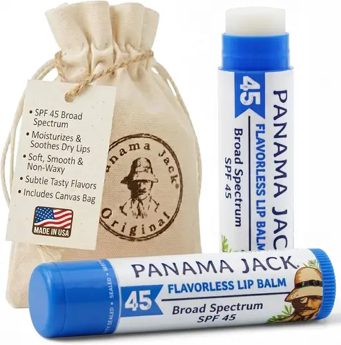 Panama Jack Lip Balm Broad Spectrum SPF 45 Flavorless