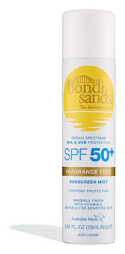 bondi sands SPF 50+ Fragrance Free Sunscreen Mist Australia