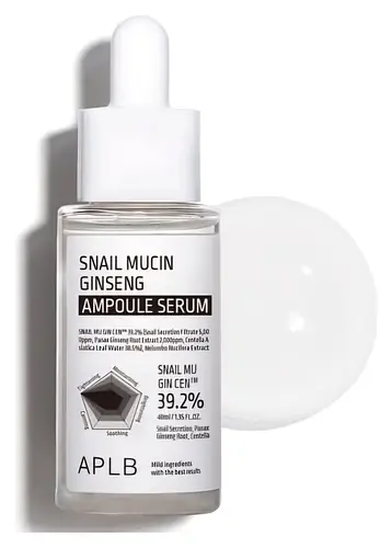 APLB Snail Mucin Ginseng Ampoule Serum
