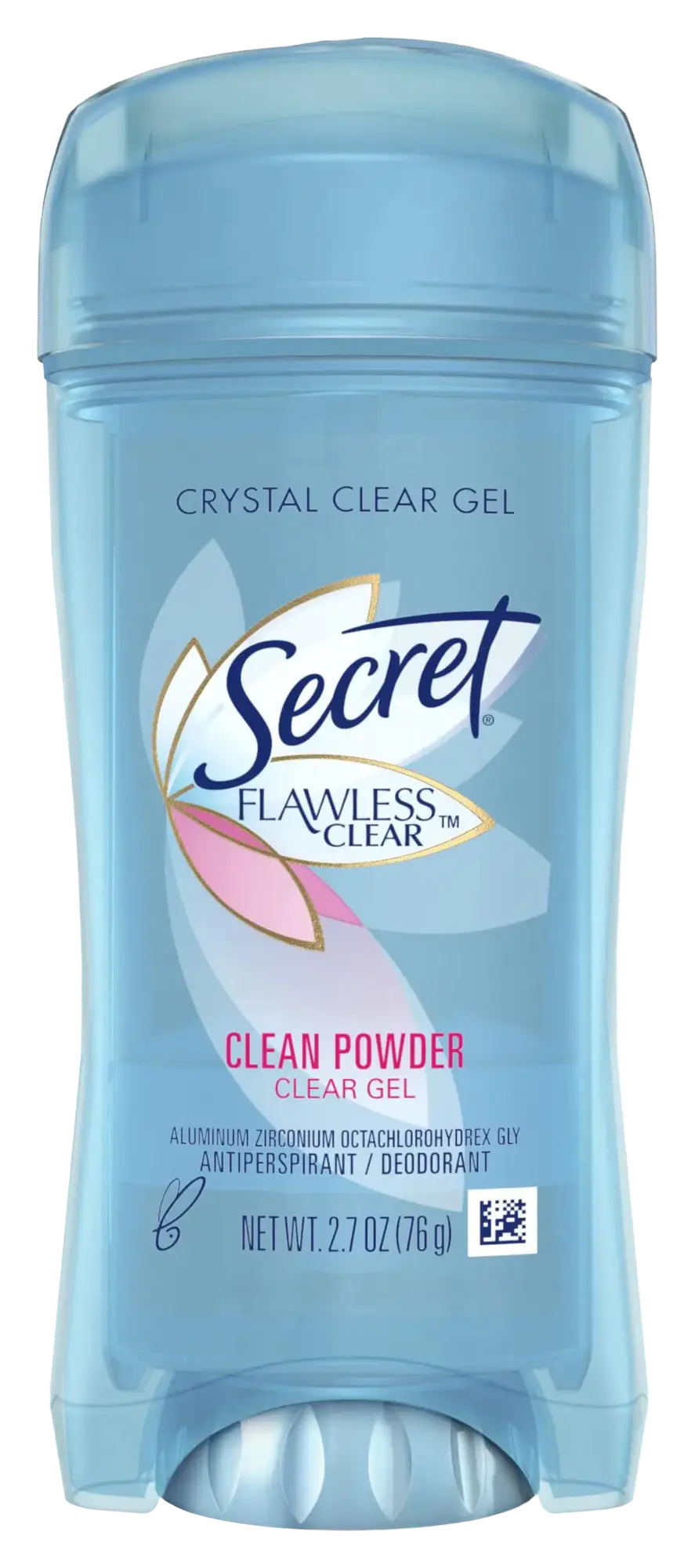 Secret Flawless Clear Gel Antiperspirant Deodorant Clean Powder