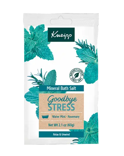 Kneipp Mineral Bath Salt Goodbye Stress Rosemary & Water Mint