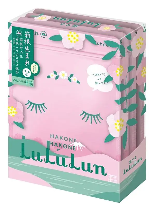 Lululun Travel Sheet Mask Hakone Rose