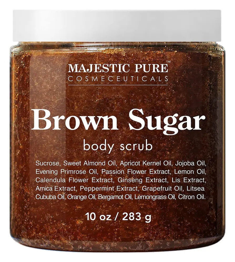Majestic Pure Cosmeceuticals Brown Sugar Body Scrub