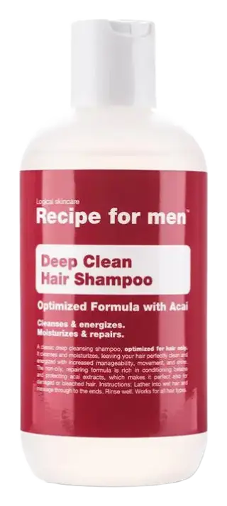 Recipe For men Deep Cleansing Shampoo