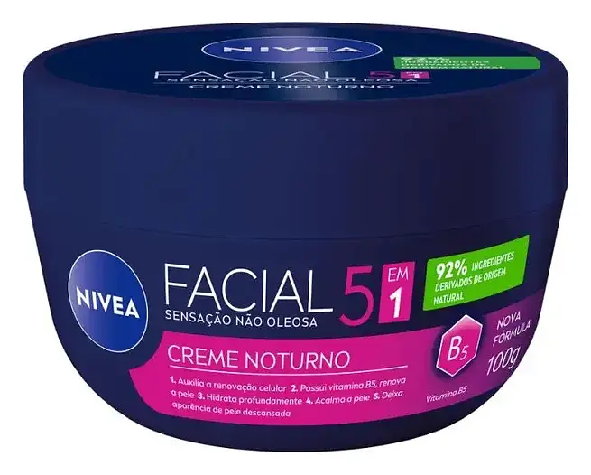 Nivea Creme Facial Noturno 5 em 1 (New Formulation)