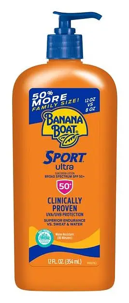 Banana Boat Ultra Sport Sunscreen Lotion, Broad Spectrum, SPF 50+