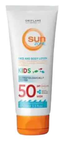 Oriflame Sun Zone Face & Body Lotion Kids SPF 50 High