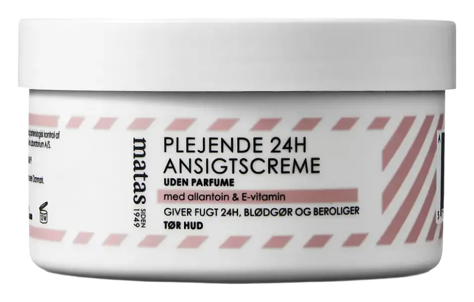 Matas Plejende 24H Ansigtscreme Til Tør Hud Uden Parfume