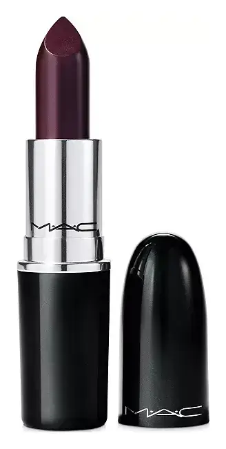 Mac Cosmetics Lustreglass Sheer-Shine Lipstick Succumb to Plum