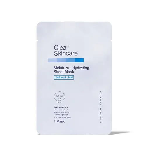 Clear Skincare Moisture+ Hydrating Sheet Mask