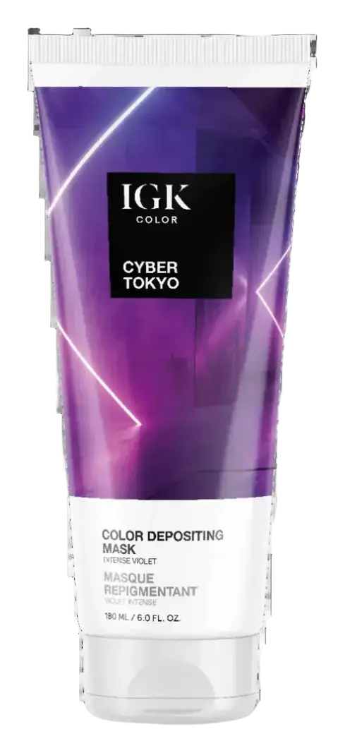 IGK Hair Color Depositing Hair Mask Cyber Tokyo