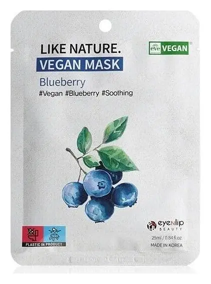 EYENLIP BEAUTY Like Nature Vegan Mask Blueberry