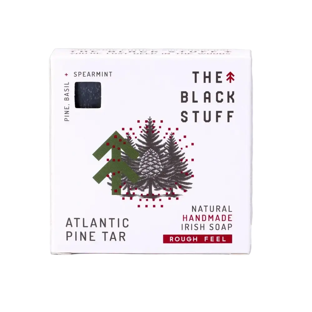 The Black Stuff Atlantic Pine Tar Natural Handmade Irish Soap
