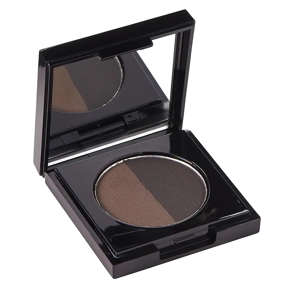 Arches & Halos Duo Luxury Brow Powder Charcoal
