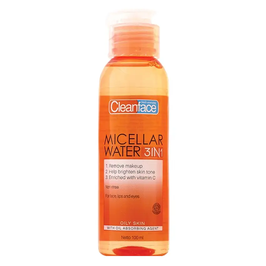 Cleanface Micellar Water 3 In 1 Oily Skin