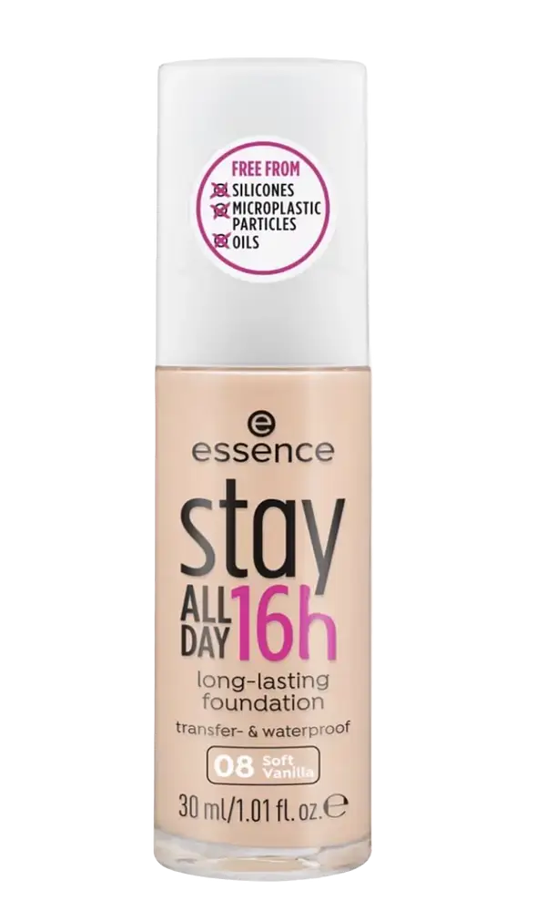 Essence Stay All Day 16h Long-Lasting Foundation 08 Soft Vanilla