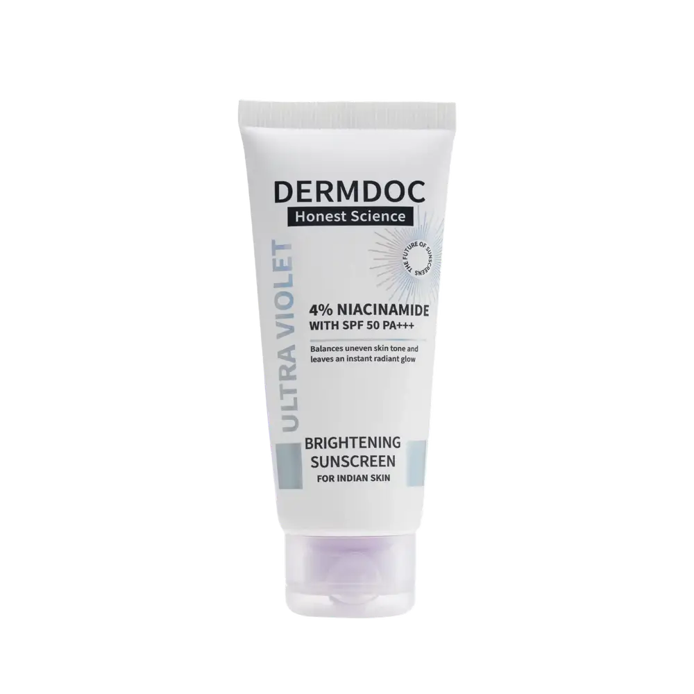 Dermdoc 4% Niacinamide With SPF 50 PA +++ Brightening Sunscreen
