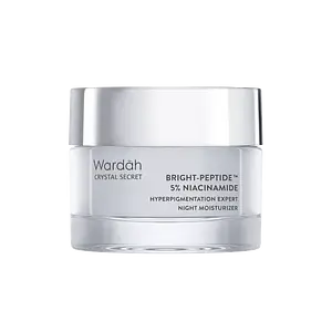 Wardah Crystal Secret Bright Peptide + 5% Niacinamide Hyperpigmentation Expert Night Moisturizer