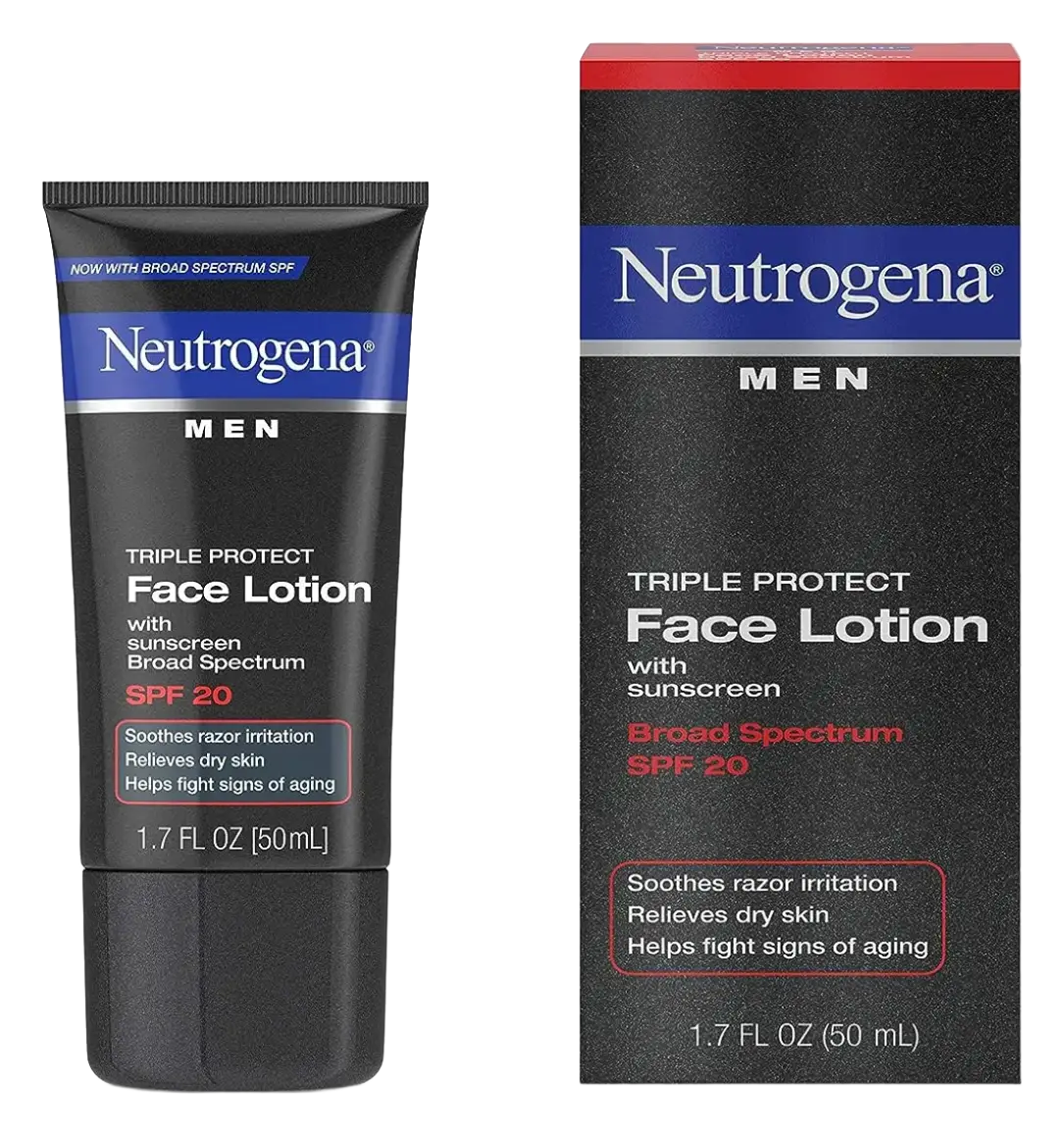 Neutrogena Men Triple Protect Face Lotion Broad Spectrum SPF 20