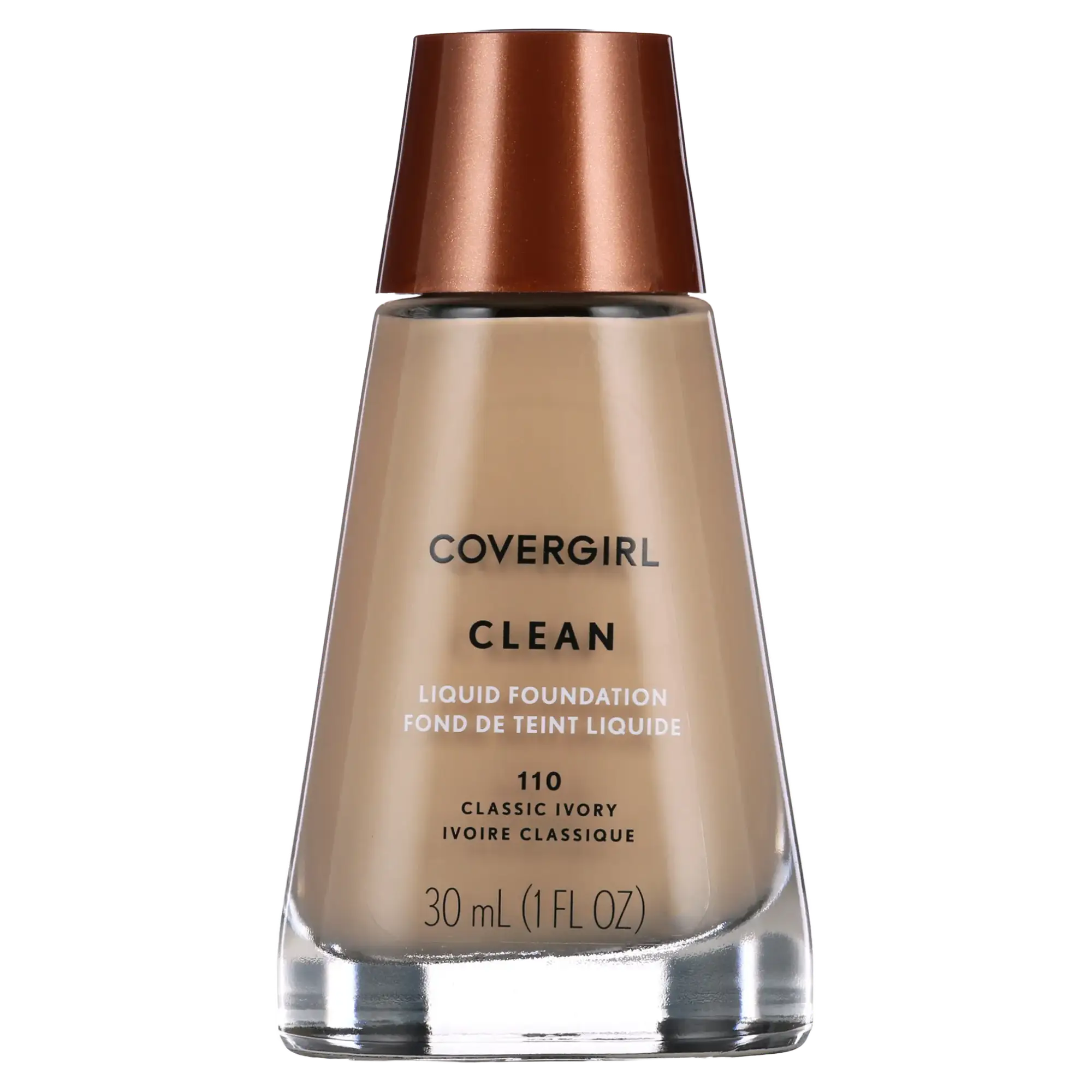 Covergirl Clean Liquid Foundation 110 Classic Ivory