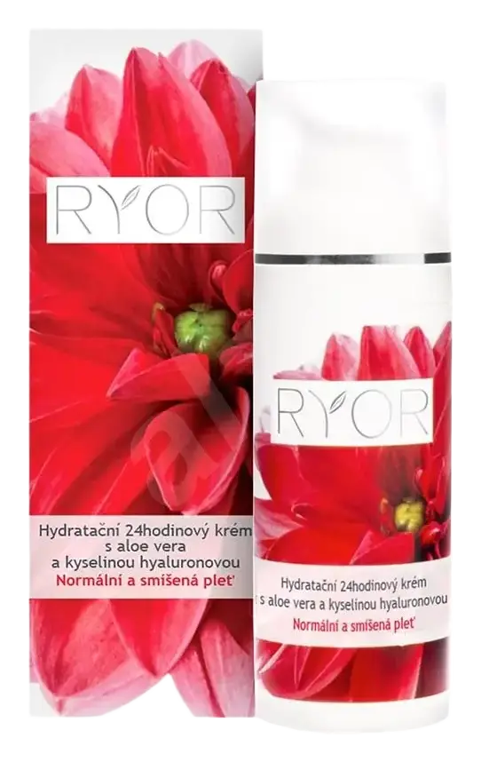 Ryor Hydratační 24 Hod Krém S Aloe Vera A Kyselinou Hyaluronovou