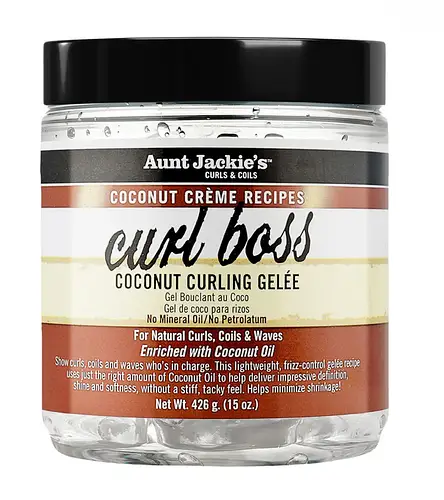 Aunt Jackie's Curls & Coils Curl Boss Coconut Curling Gelée