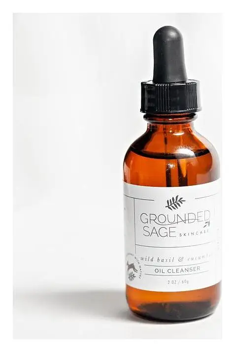 Grounded Sage Wild Basil and Cucumber Oil Cleanser