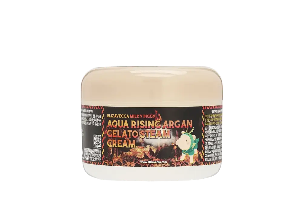 Elizavecca Milky Piggy Aqua Rising Argan Gelato Steam Cream